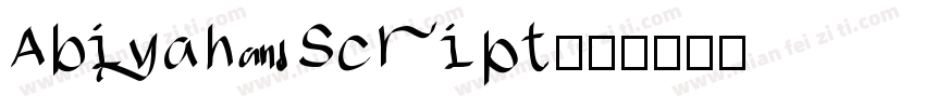 Abiyah Script字体转换